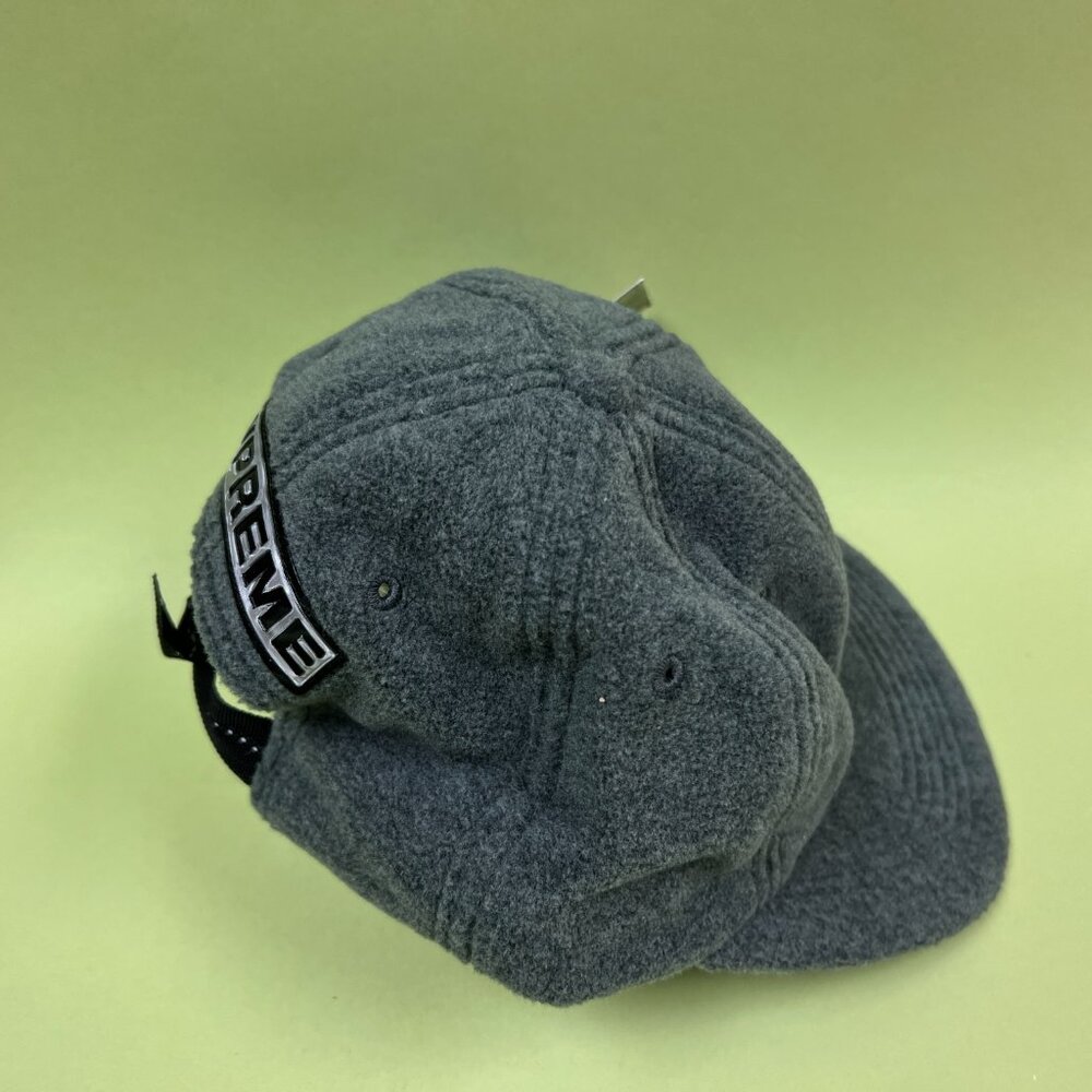 NWT Supreme V-1 Polar Fleece 6 Panel Cap Gray